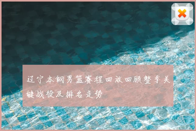 辽宁本钢男篮赛程回放回顾整季关键战役及排名走势